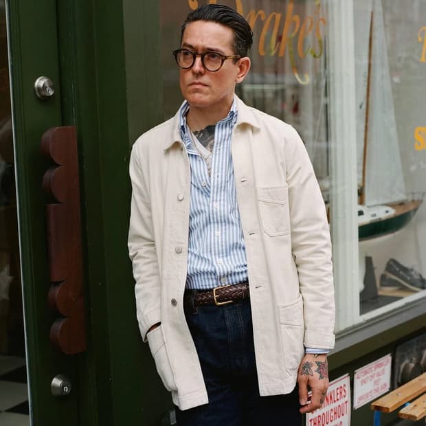 드레익스 에크루 초어자켓 42 새상품