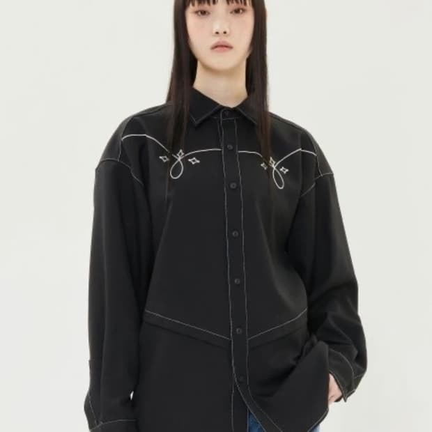 targetto 타게토 웨스턴 슬릿 셔츠