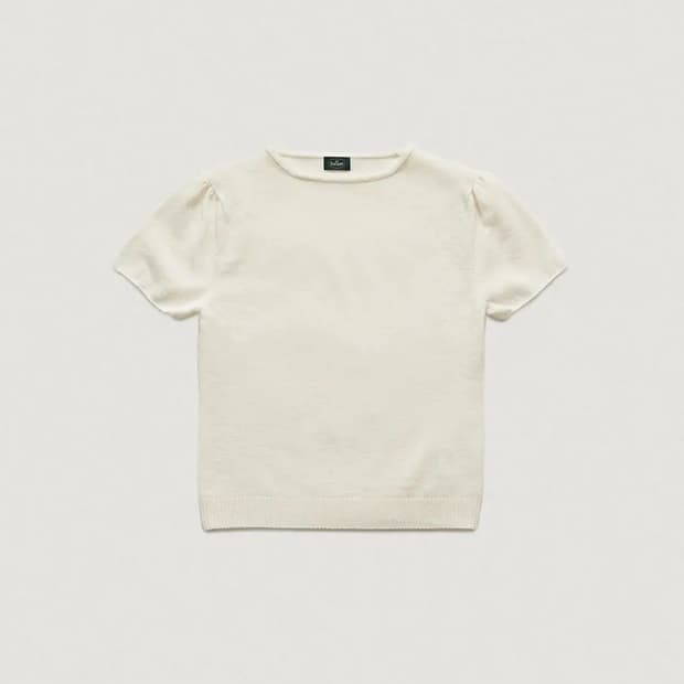 더바넷 반팔 니트 아이보리 anne knit