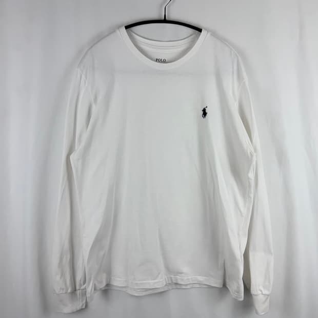 폴로 롱슬리브 화이트 