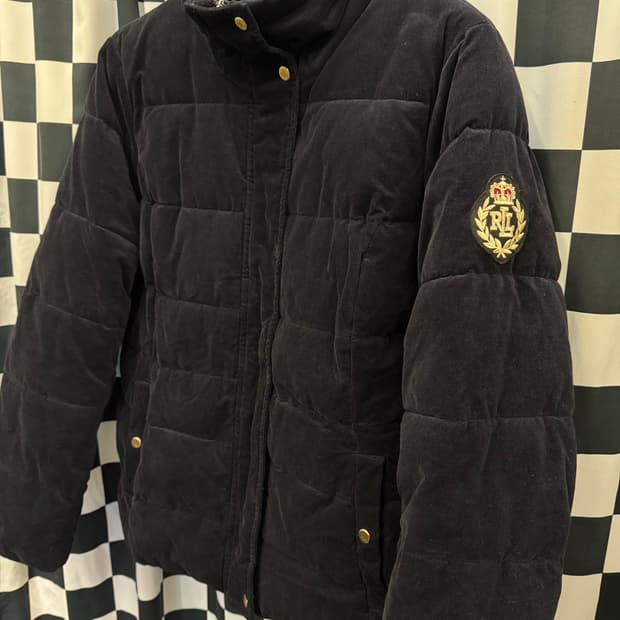 랄프로렌 코듀로이 덕다운 패딩 처분 