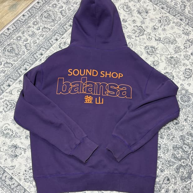 발란사 사운드샵 후드티 M