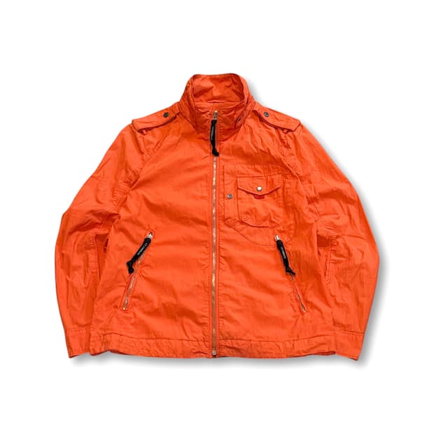 C.P. company 오렌지 고글 후드 오버셔츠 재킷(후드x)