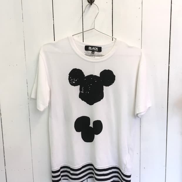 Commedes garcons black 꼼데가르송 스트라이프 반팔