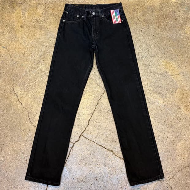 미국 빈티지 리바이스 516 블랙진 흑청 청바지