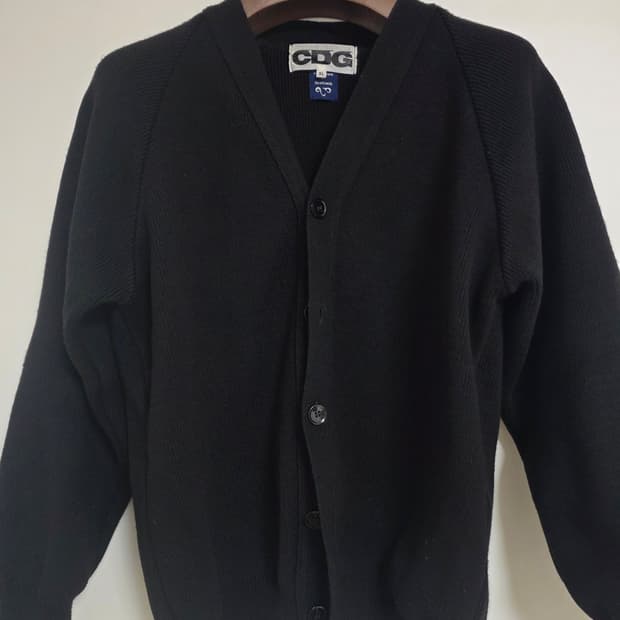 꼼데가르송 cdg 스쿨 가디건 xl