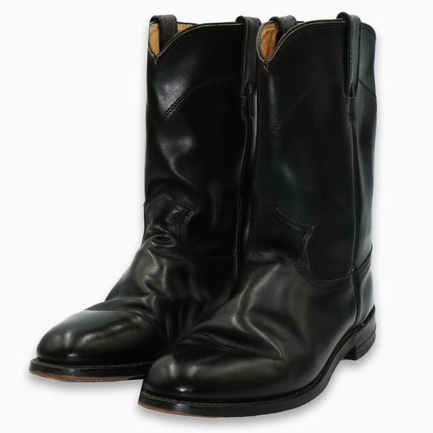 빈티지 저스틴 웨스턴 레더 부츠 9B(260-265)사이즈 BT26008