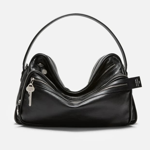 아크네 스튜디오 카메로 카메라 숄더백 블랙