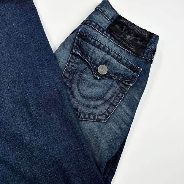 트루릴리전 USA 스트레이트 데님 팬츠 (32인치)