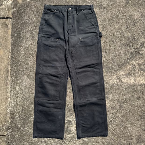[31] Carhartt 칼하트 블랙 더블니 팬츠