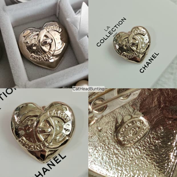 샤넬 정품 빈티지 리사이클 브로치_새상품
