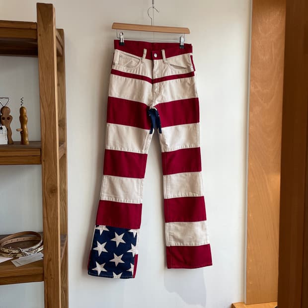 히스테릭 글래머 성조기 팬츠 (27.5inch)