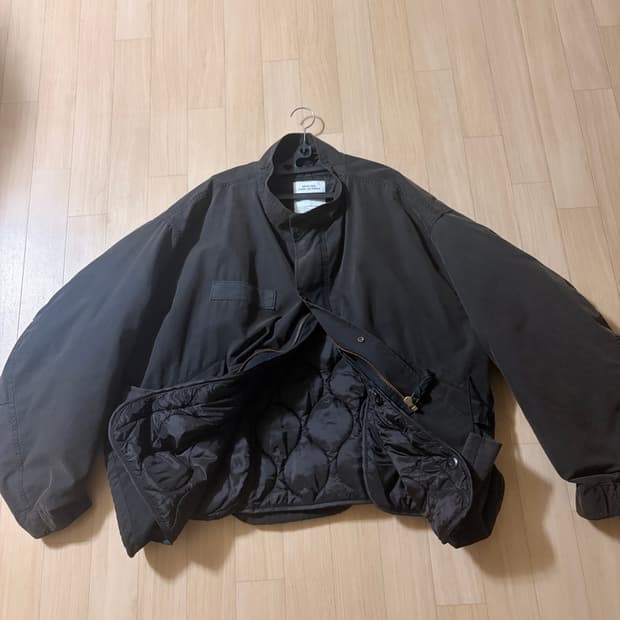 프릭스스토어 페이드 가공 m65 쇼트 모즈 코트 라이너 세트