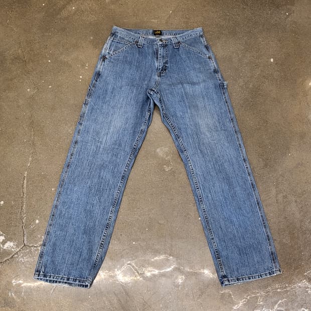 Lee 루즈핏 데님 청바지 중청