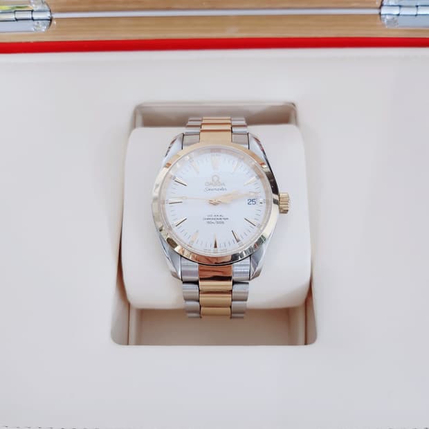 오메가 씨마스터 아쿠아테라 18K 로즈골드 36MM