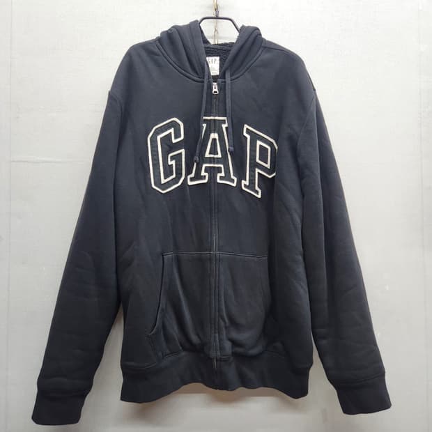 GAP 갭 빅로고 자수 (안감양털)후드집업 L(XL)