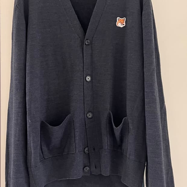 메종 키츠네 가디건 
