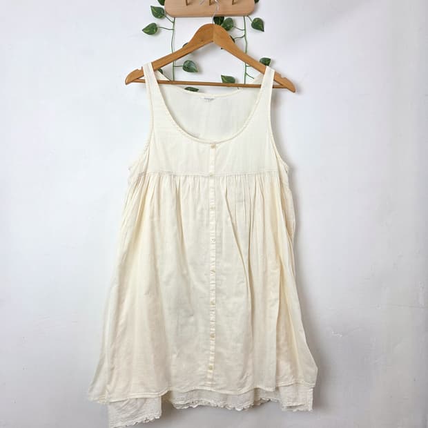 모리걸 버튼업 원피스