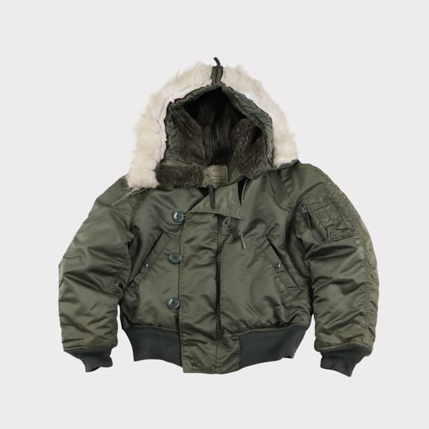 [S] 80's 미군 오리지널 N-2B 플라이트 항공 자켓