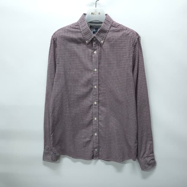 타미힐피거 봄여름 가벼운 체크셔츠 ( 남성M )