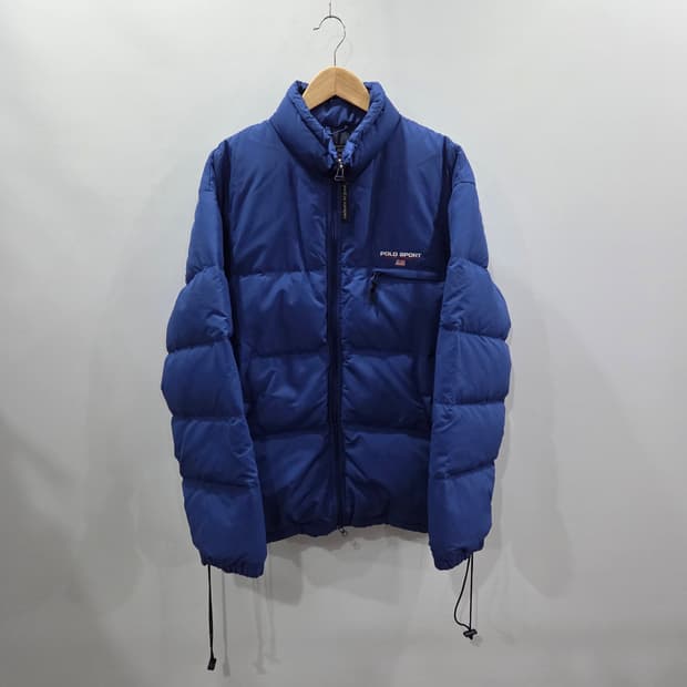 폴로랄프로렌 스포츠 다운 패딩 블루 100