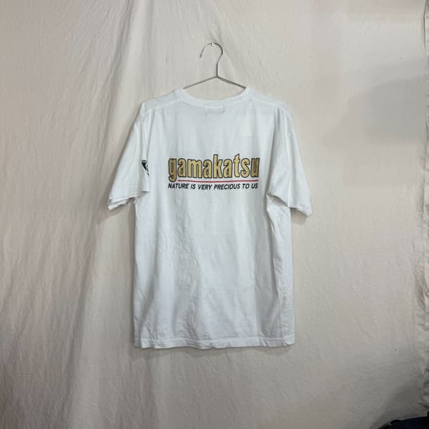 GAMAKATSU 레터링 반팔티