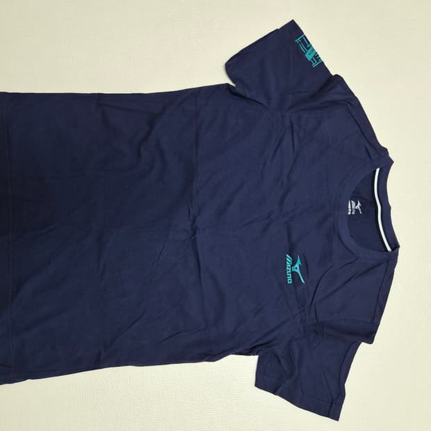 미즈노 MIZUNO 남자 반팔티셔츠 100 네이비