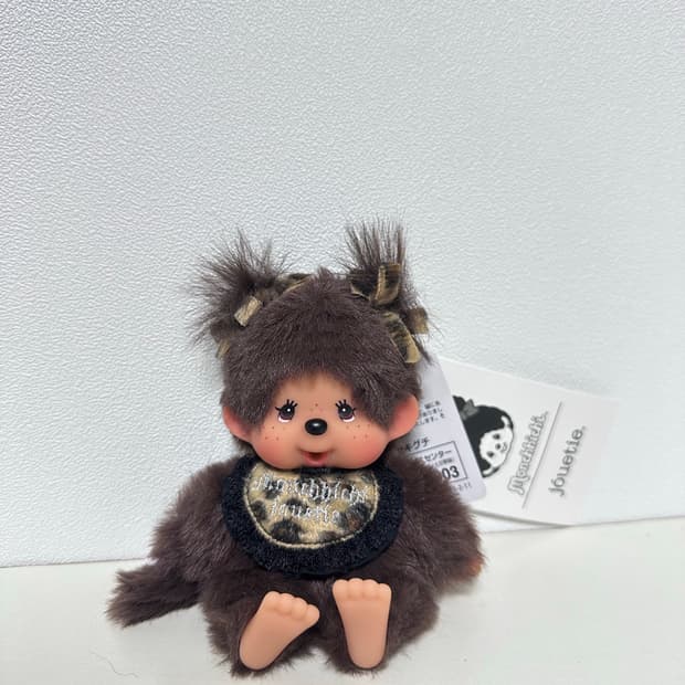 [새상품] 몬치치 주에띠 콜라보 한정판 레오파드 키링