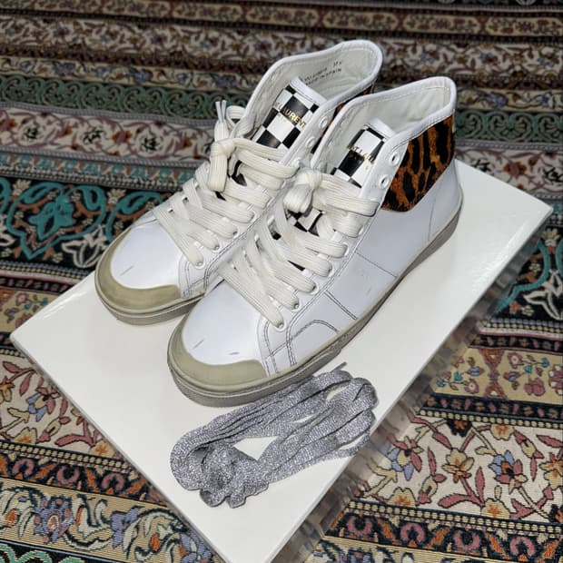 Saint Laurent 16ss 서프 사운드 레오파드 하이탑