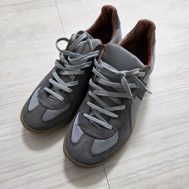 [250mm] 리프로덕션오브파운드 독일군 스니커즈 다크그레이