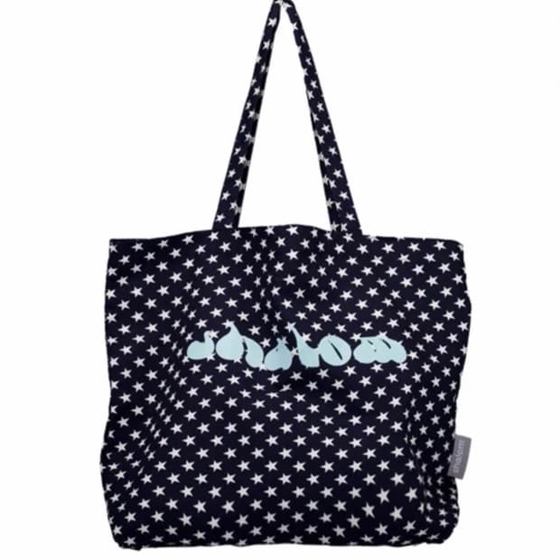 샬롬클럽 퓨로스타백 네이비 puro star bag 에코백