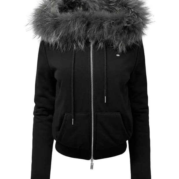 페일제이드 2024 울프죠 후드집업 블랙 2사이즈