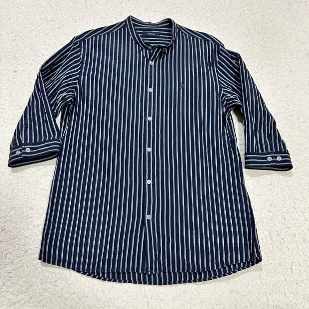 빈폴 셔츠 스트라이프 네이비 95
