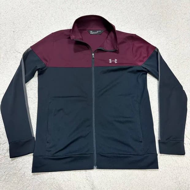 언더아머 져지 집업 자켓 m