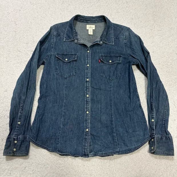 리바이스 데님 셔츠 여성 L