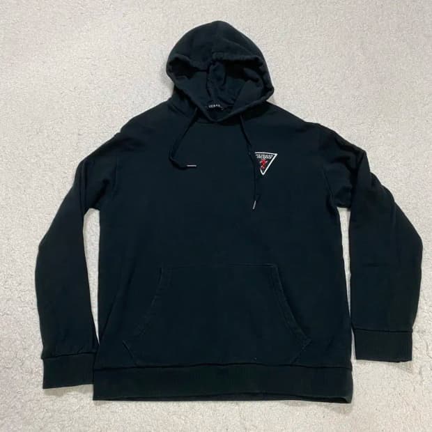 게스 후드티 블랙 L