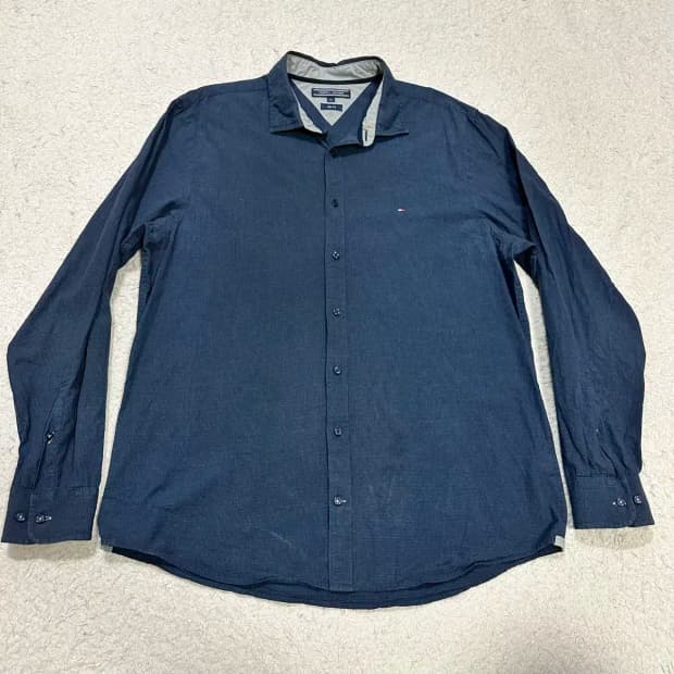 타미힐피거 셔츠 네이비 XL