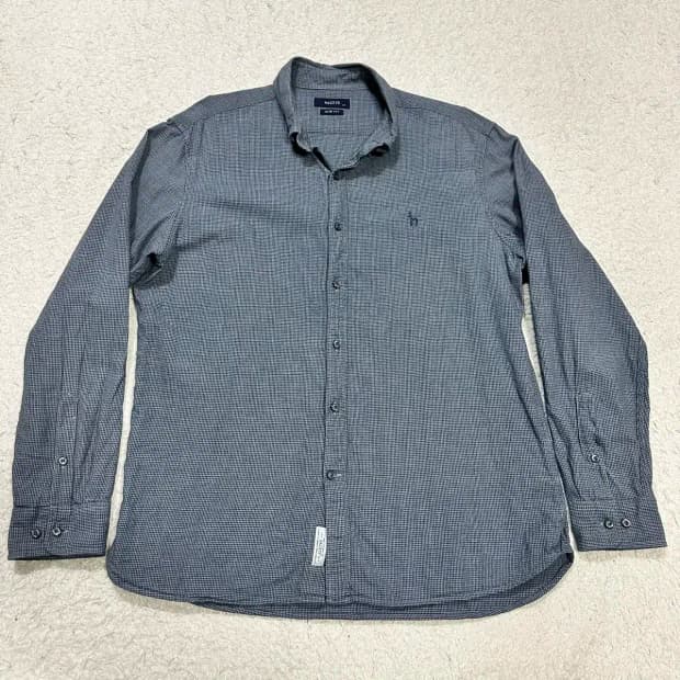 헤지스 셔츠 체크 슬림핏 110