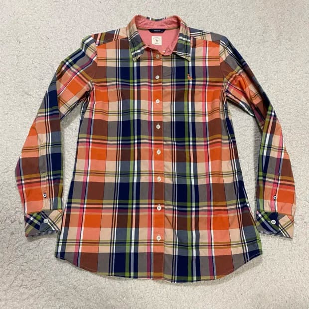 헤지스 셔츠 체크 여성 85