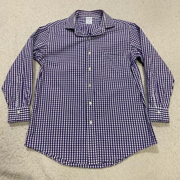 브룩스브라더스 셔츠 체크