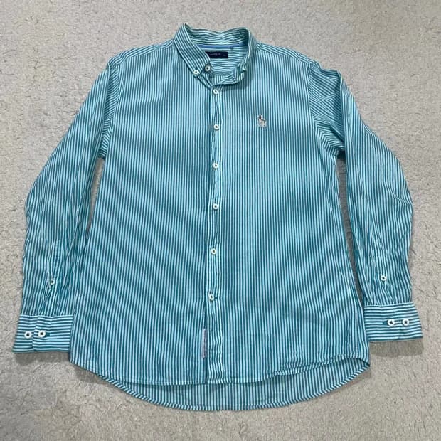 헤지스 셔츠 스트라이프 100