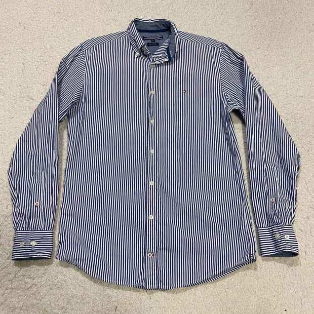 타미힐피거 셔츠 스트라이프 xs