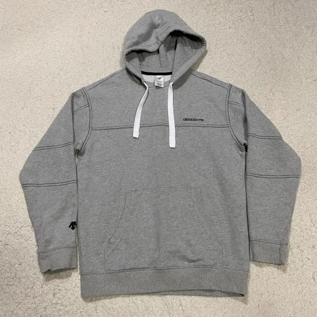데상트 후드티 오버핏 90