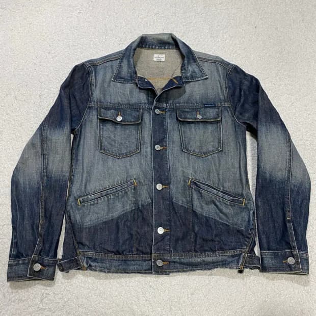 캘빈클라인 데님 자켓 m