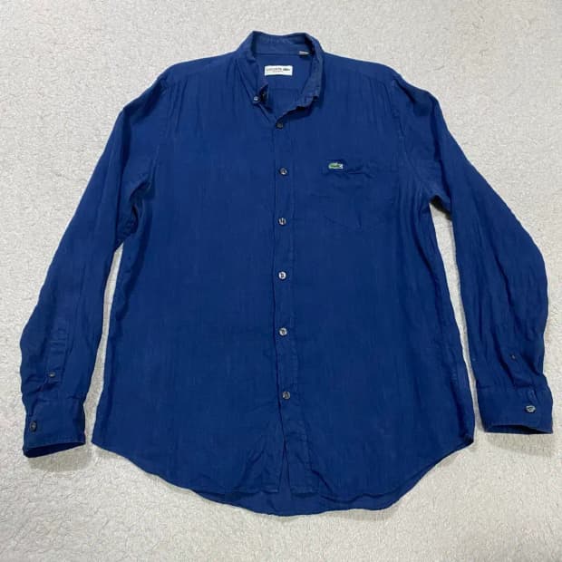 라코스테 린넨 셔츠 s/m