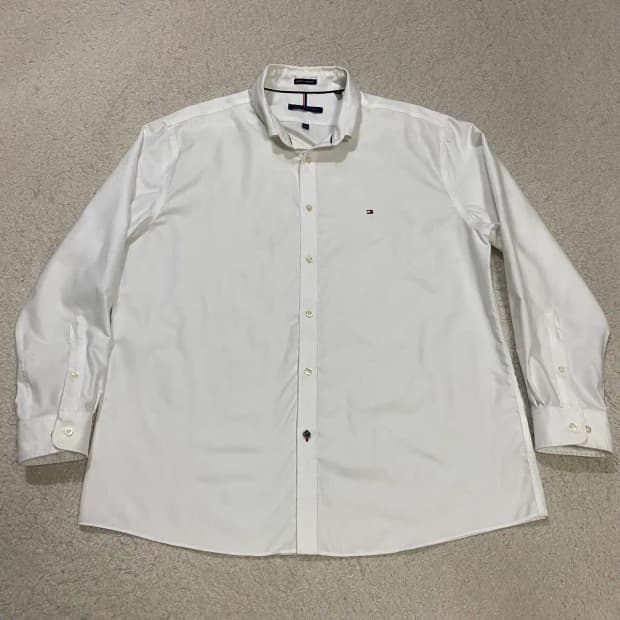 타미힐피거 셔츠 화이트