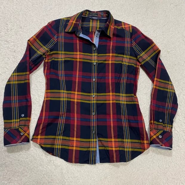 헤지스 셔츠 체크 여성 85