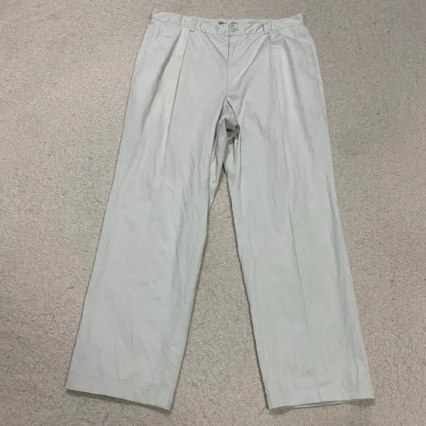 라코스테 면바지 팬츠 34인치