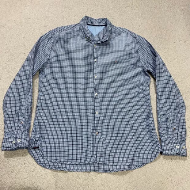 타미힐피거 셔츠 체크 XL