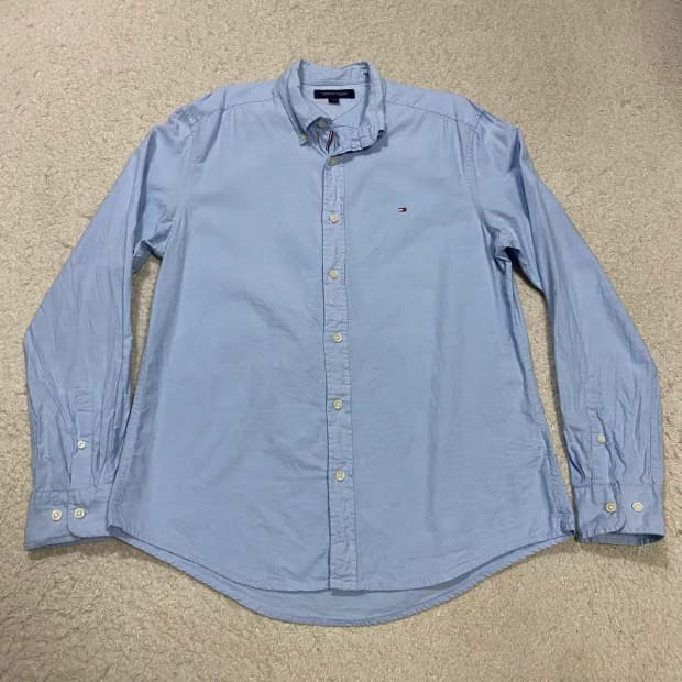 타미힐피거 셔츠 솔리드 m